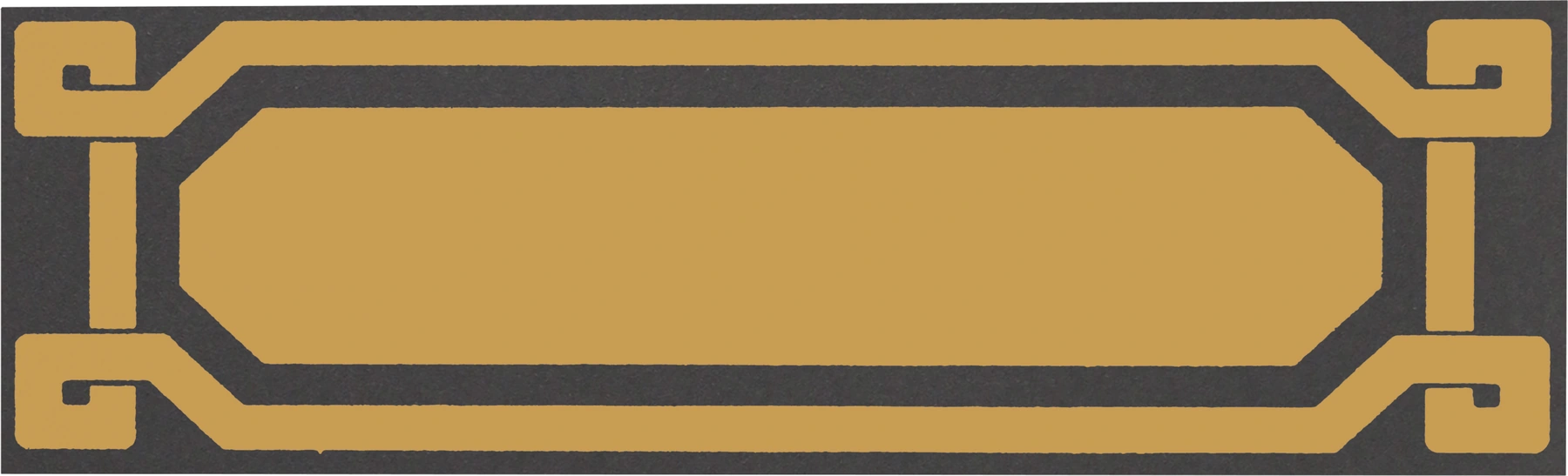 Grazia Old England · 6X20 LIST DEC.BLACK LEEDS