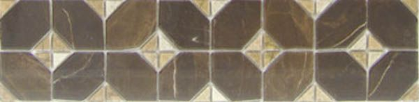 Бордюр Tira Iliada-PR Marron 10.8x43.5 от Vives Ceramica (Испания)