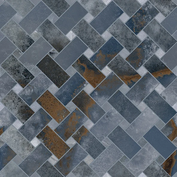 Emil Tele Di Marmo Onyx Intrecci Onyx Blue Lappato 30x30 см