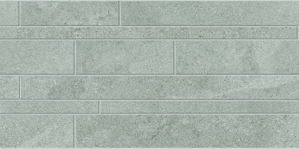 Ergon Stone Project Listelli Sfalsati Controfalda Mix Nat-Lap Grey 30x60 см