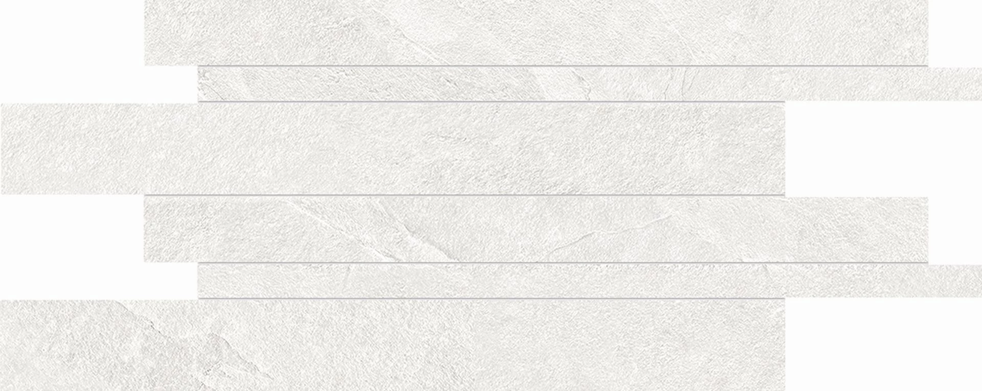 Ergon Cornerstone Listelli Sfalsati Slate White 30x60 см