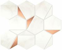 Мозаика Marvel Shine Calacatta Delicato Gold Hex Shiny (A4WT) 25.1x29 от Atlas Concorde (Италия)