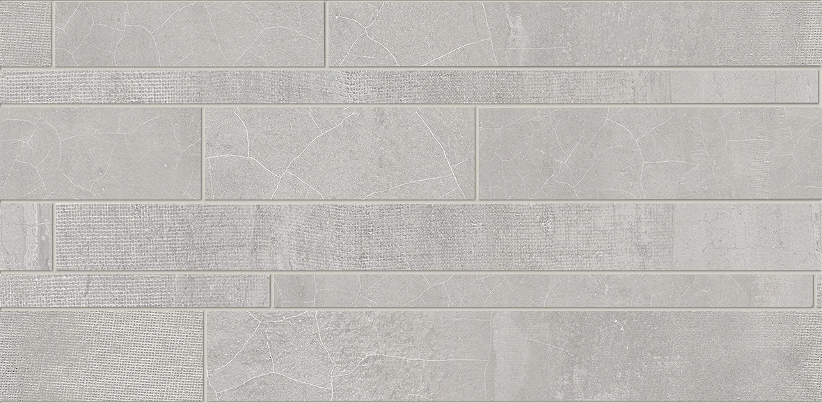 Provenza Gesso Listelli Sfalsati Pearl Grey 30x60 см