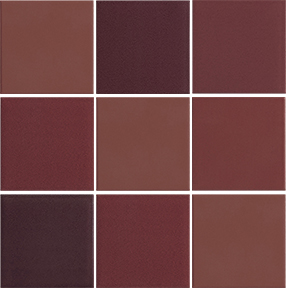 Керамогранит Peperino NET CHERRY RAW (на сетке 9 шт. 10х10) 30x30