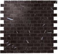 Мозаика керамогранит Marvel Stone Nero M. Mosaico Lapp. Burattato (AS35) 29.8x29.8 от Atlas Concorde (Италия)