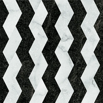 Керамогранит Dandy Ribbon Black_White 18.6x18.6