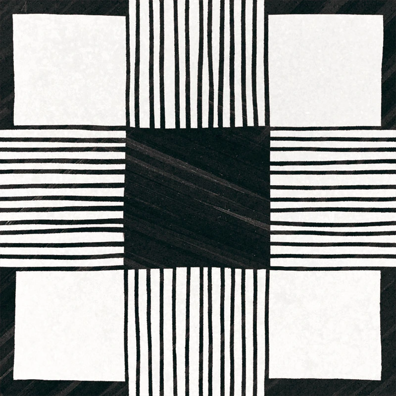 CAPRICE DECO Cloth B&W 20x20