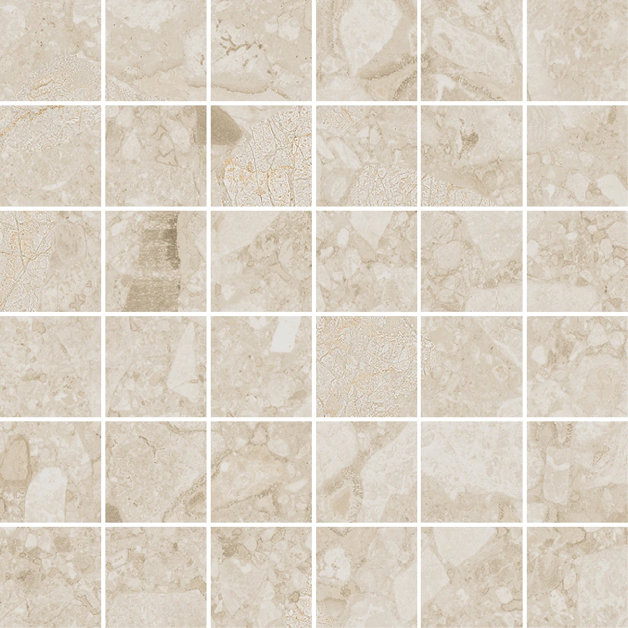Black&Cream Cream Mosaic Beach