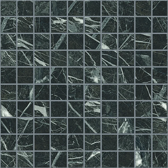 Emil Tele Di Marmo Revolution Mosaico 30 X 30 Verde Saint Denis Naturale 30x30 см