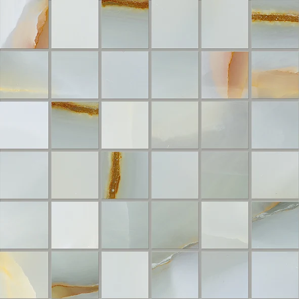 Emil Tele Di Marmo Pure Onyx Mosaico 50 X 50 Onyx Turchese Lappato 30x30 см