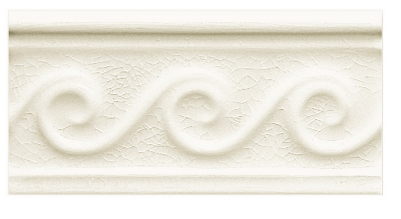 Бордюр MODERNISTA RELIEVE OLAS C/C MARFIL (ADMO4065) 7.5x15 от ADEX (Испания)