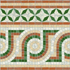 Cenefa Nola Verde 43.5x43.5