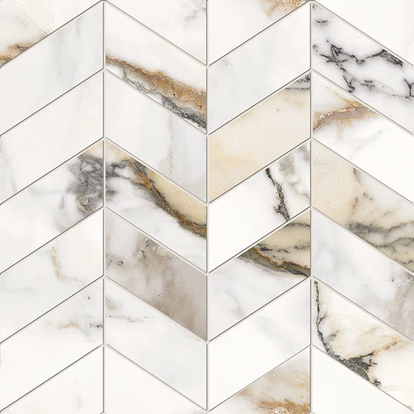 Provenza Unique Marble Mosaico Arrows Paonazzetto Lappato 30x30 см