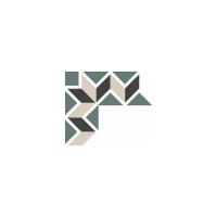 Topcer Victorian designs and borders Угол 10,7х10,7 см
