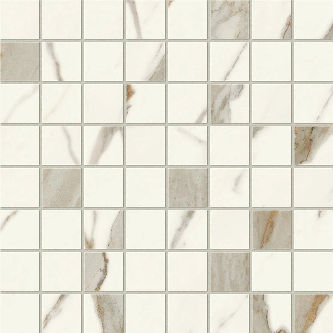 Мозаика Marvel X Calacatta Sublime Mosaico Matt 30×30