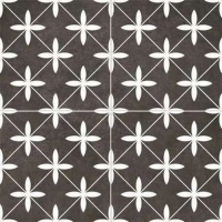 Плитка Nice Ker Chic Poole Black 45x45 / Ниче Кэр Чик Поле Блэк 45x45 (NKR_CH_PO_BLA)