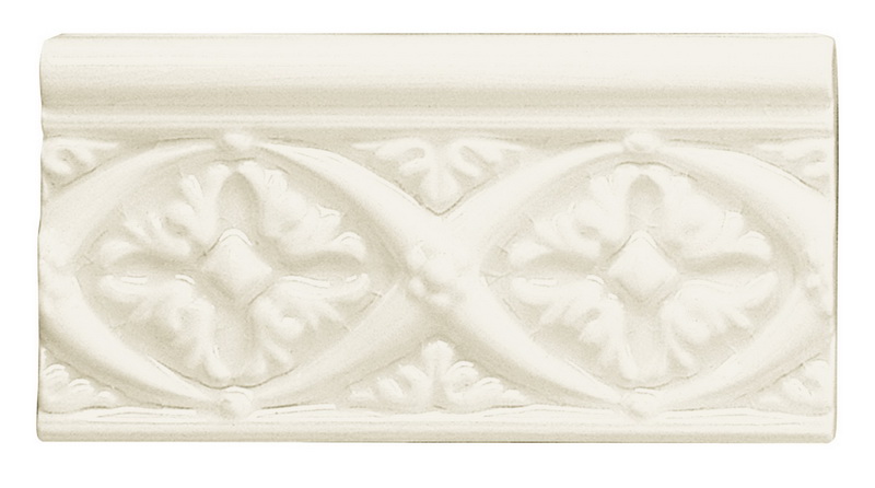 Бордюр MODERNISTA RELIEVE BIZANTINO C/C MARFIL (ADMO4004) 7.5x15 от ADEX (Испания)
