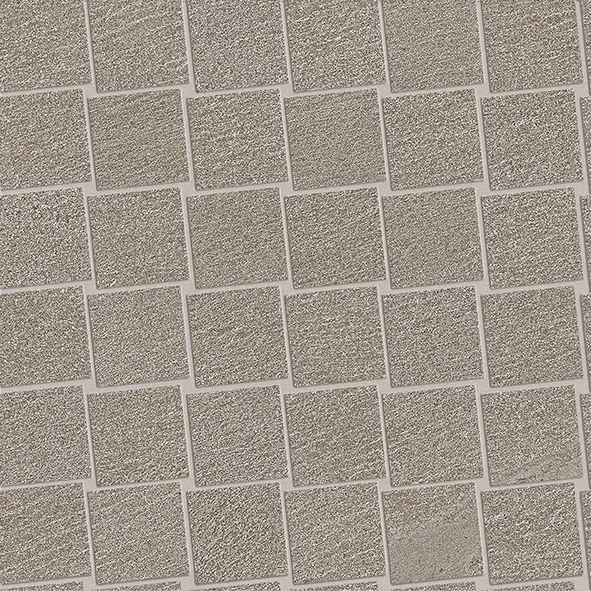 Ergon Stone Talk Mosaico Dado Minimal Taupe Naturale 30x30 см