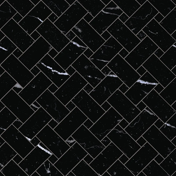 Emil Tele Di Marmo Selection Intrecci Nero Marquinia Lappato 30x30 см