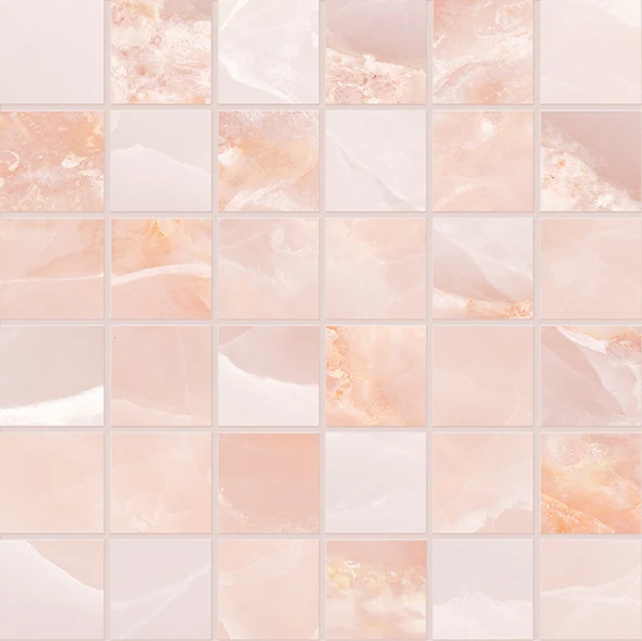 Emil Tele Di Marmo Onyx Mosaico 50 X 50 Onyx Pink Silktech 30x30 см