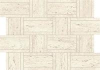 Мозаика Marvel Travertine White Mosaico Basketweave (AF9M) 35x47 от Atlas Concorde (Италия)