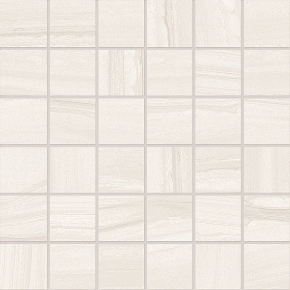Provenza Varana Stone Mosaico 50 X 50 Vein Cut White Silktech 30x30 см