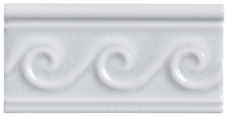 Бордюр MODERNISTA RELIEVE OLAS C/C CADET GRAY (ADMO4122) 7.5x15 от ADEX (Испания)
