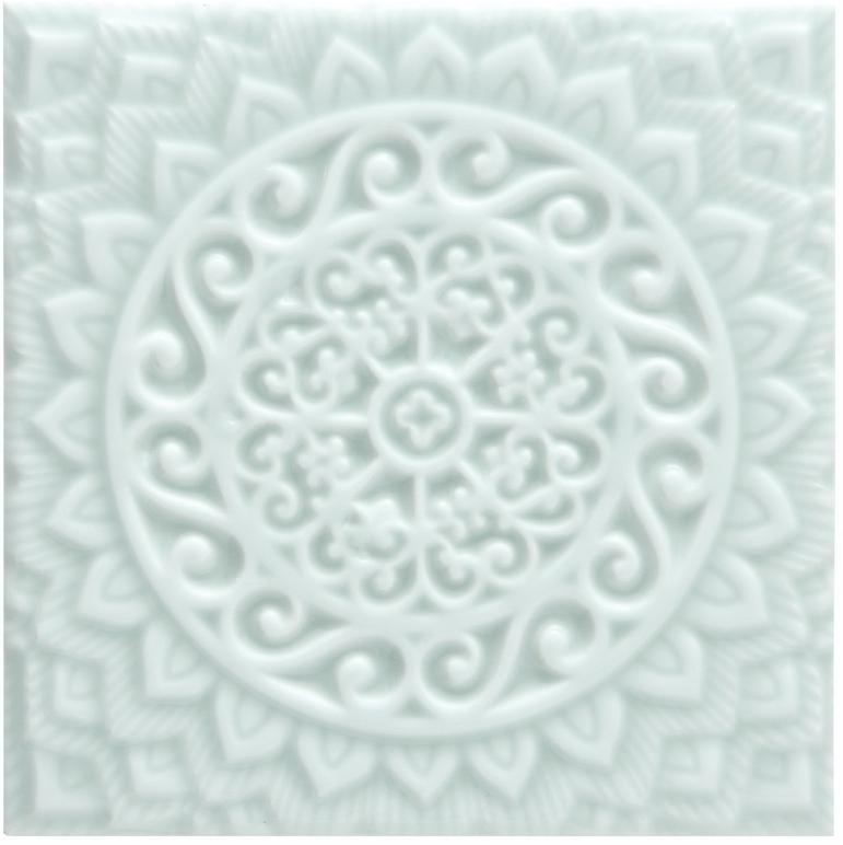 Декор STUDIO ДЕКОР RELIEVE MANDALA UNIVERSE FERN (ADST4104) 14.8x14.8 от ADEX (Испания)