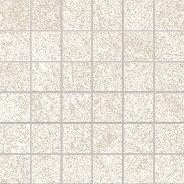 Ergon Matera Stone Neutra Mosaico 50 X 50 White Silktech 30x30 см