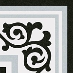 Декор 1900 Gibert-3 Gris 20x20 от Vives Ceramica (Испания)
