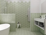 Керамогранит FANCY WAVES MINT (127013) 20x23 от DNA Tiles (Испания)-12