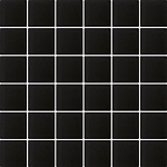 Мозаика MOSAICO ABSOLUTE BLACK 6MM LAPP/RETT 5X5 (97122) 30x30 от AVA Ceramica (Италия)