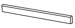 Плинтус NOBILE MONTBLANC BATT RET (PF60006909) 5.5x120 от Ariana (Италия)