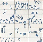 Керамогранит Rice Bianco dec Leaf lux (M96T) 5x15 от Marazzi Italy (Италия)