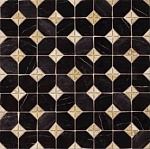 Керамогранит Iliada-PR Negro 43.5x43.5 от Vives Ceramica (Испания)