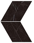 Мозаика керамогранит Marvel Stone Nero Marquina Chevron Lappato (AS1W) 22.5x22.9 от Atlas Concorde (Италия)