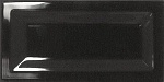 Настенная плитка  EVOLUTION INMETRO BLACK GLOSS 7.5x15 Equipe Ceramicas