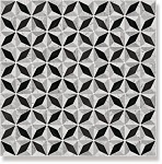 Керамогранит Via Appia Medix Negro 43.5x43.5 от Vives Ceramica (Испания)