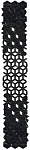Мозаика Marvel Meraviglia Black Origin Diamond Lapp. (AJQ8) 46.6x284.6 от Atlas Concorde (Италия)