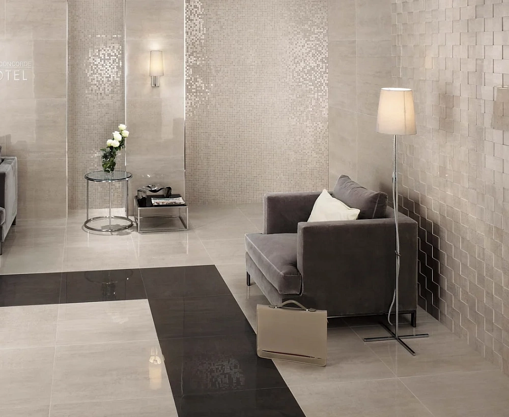 Mark | Pearl Lappato - Pearl Mosaico Mix - Pearl Mosaico 3D Lappato - Tobacco Lappato
