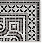 Декор Via Appia Cant. Paxos Negro 43.5x43.5 от Vives Ceramica (Испания)