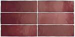 Настенная плитка MAGMA Burgundy 24967 6.5x20  Equipe Ceramicas