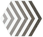 Керамогранит Hexagono Lacroix Gris 23x26.6 от Vives Ceramica (Испания)