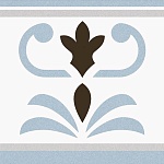 Декор 1900 Valvanera-2 celeste 20x20 от Vives Ceramica (Испания)-2