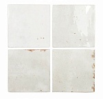 Настенная плитка ENAMEL SQUARE WHITE (123075) 12.5x12.5 от DNA Tiles (Испания)