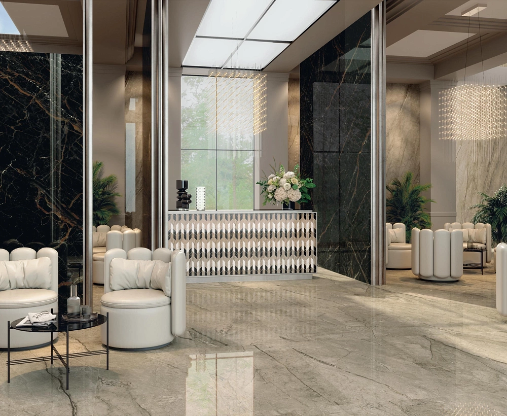 Forte dei Marmi | Mystic Grey - Ombra di Caravaggio - Waterfall Mosaic