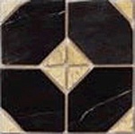 Вставка Taco Iliada-PR Negro 10.8x10.8 от Vives Ceramica (Испания)-2