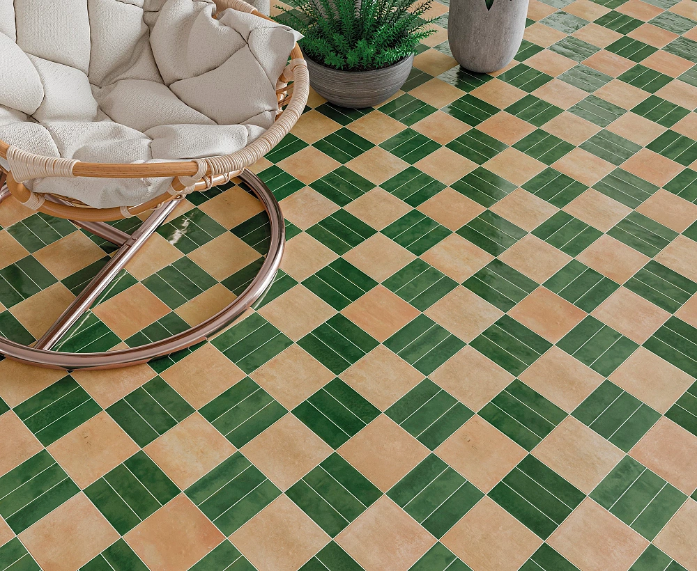 Bejmat | Olive Gloss - Bejmat Square Tan Matt