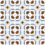 Керамогранит Sedar-R Azul 20x20 от Vives Ceramica (Испания)
