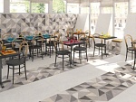 Керамогранит Nassau Kerala Negro 20x20 от Vives Ceramica (Испания)-8